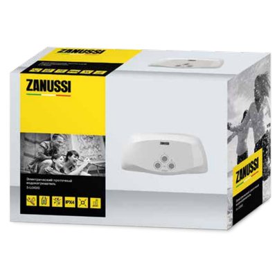 Купить Водонагреватель проточный Zanussi 3-logic 5,5 S (душ) — Фото 2