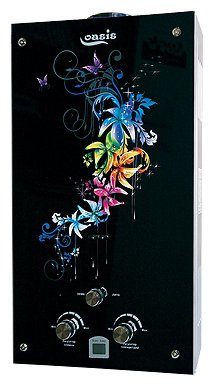Водонагреватель газовый Oasis Glass 20 BG																		 — описание, фото, цены в интернет-магазине PT Stores