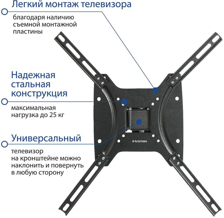 Купить Кронштейн Kromax OPTIMA-402 — Фото 4