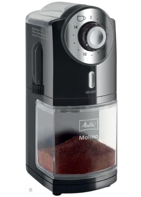 Кофемолка Melitta Molino, черный																		 — описание, фото, цены в интернет-магазине PT Stores