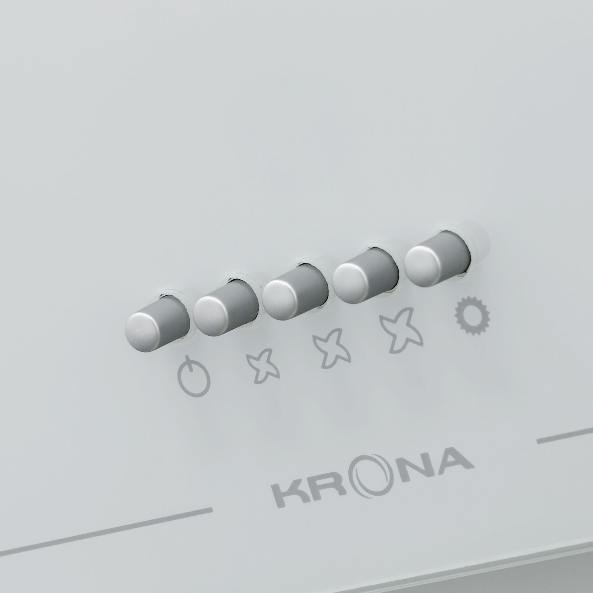 Купить Наклонная вытяжка KRONA JINA 500 WHITE PB — Фото 9