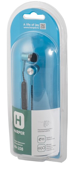 Купить Наушники HARPER HV-108 blue — Фото 4