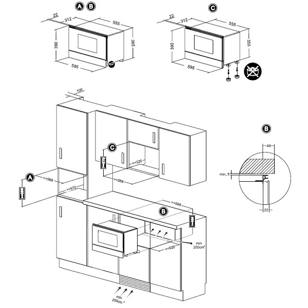 Купить Встраиваемая СВЧ печь TEKA ML 822 BIS R — Фото 2