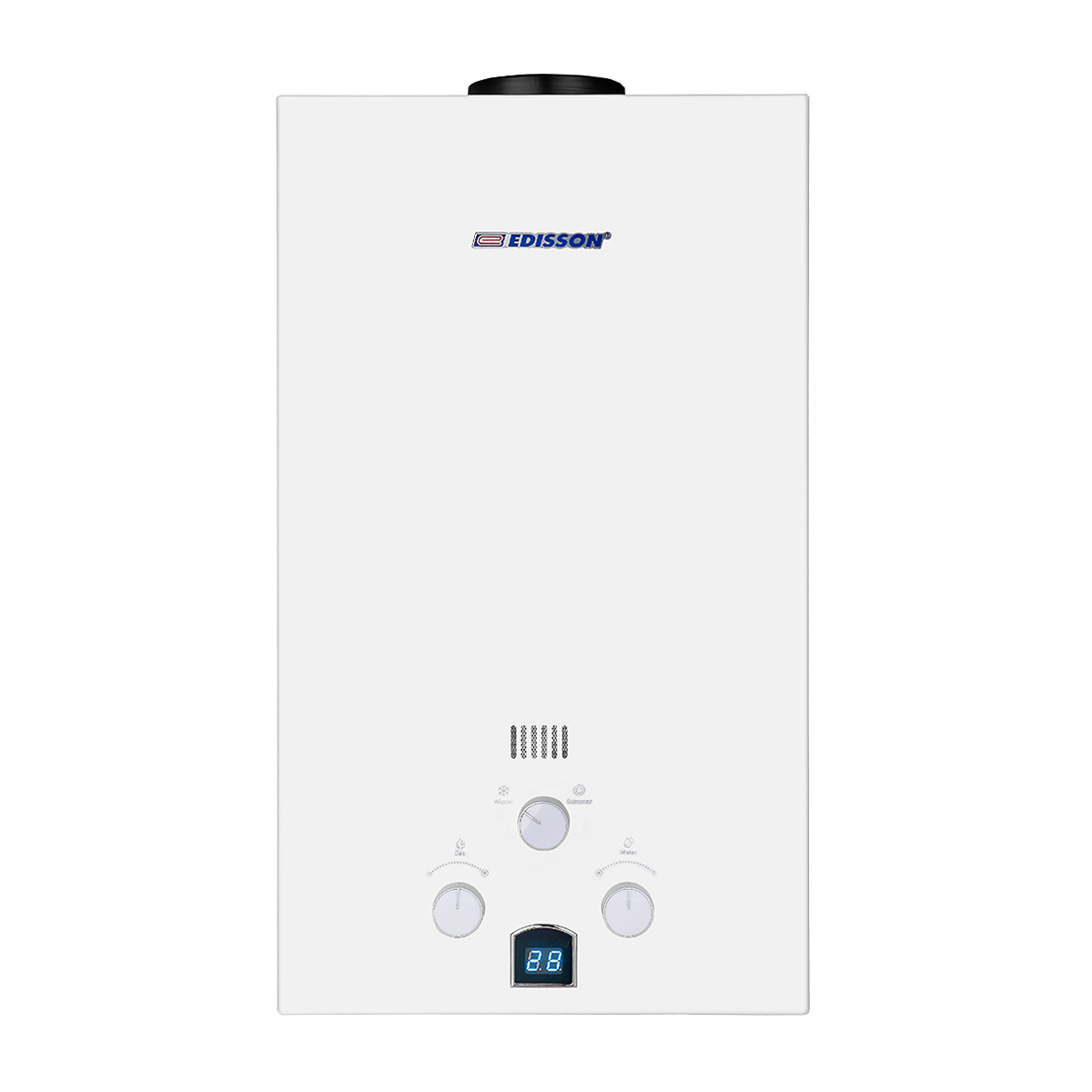 Водонагреватель газовый EDISSON E 20 D																		 — описание, фото, цены в интернет-магазине PT Stores