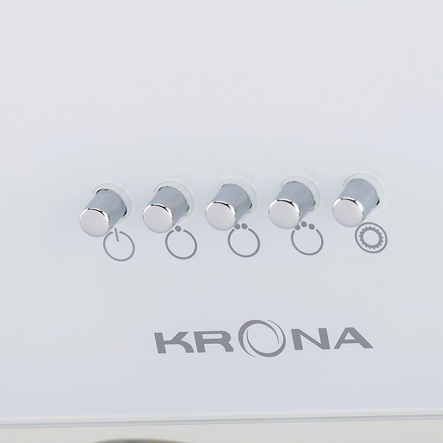 Купить Наклонная вытяжка KRONA GABRIELE 500 white PB — Фото 6