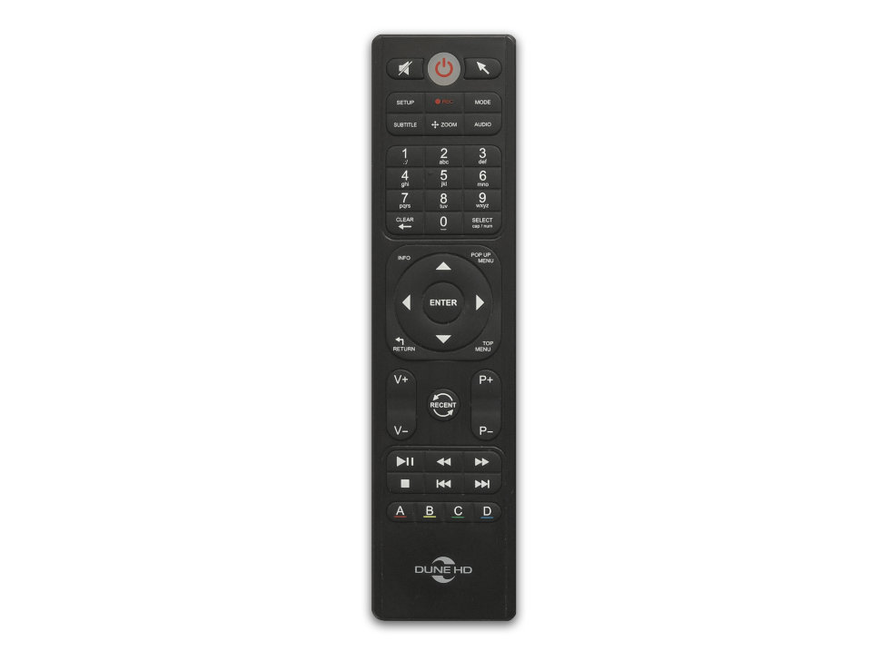 Пульт DUNE Dune HD RC022																		 — описание, фото, цены в интернет-магазине PT Stores