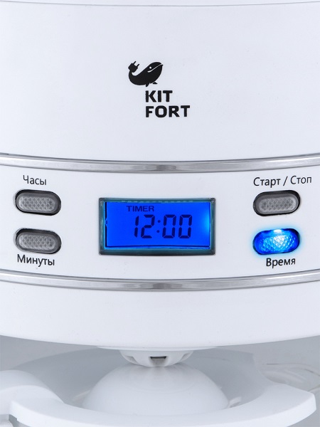 Купить Кофеварка Kitfort KT-704-1 белый — Фото 3