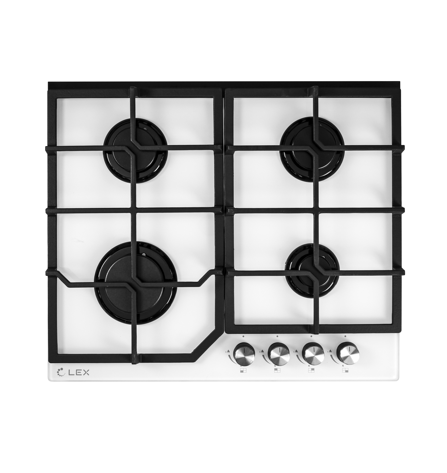 Газовая варочная панель LEX GVG 642 WH белый																		 — описание, фото, цены в интернет-магазине PT Stores