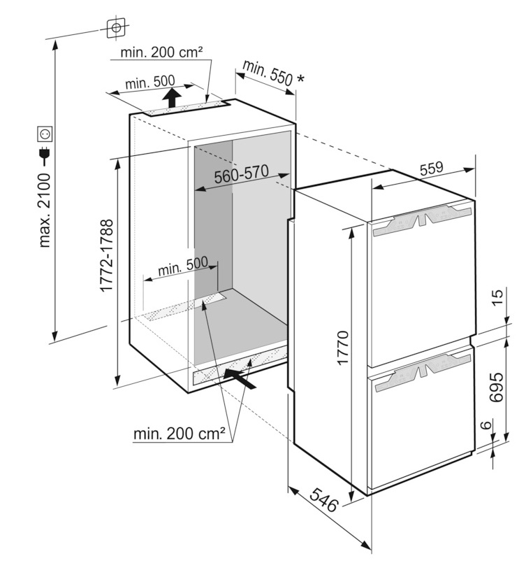 Купить Встраиваемый холодильник LIEBHERR ICNd 5123 — Фото 4