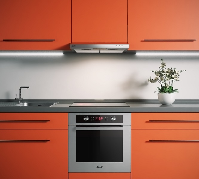 Купить Плоская вытяжка KRONA JESSICA slim 600 inox push button — Фото 4
