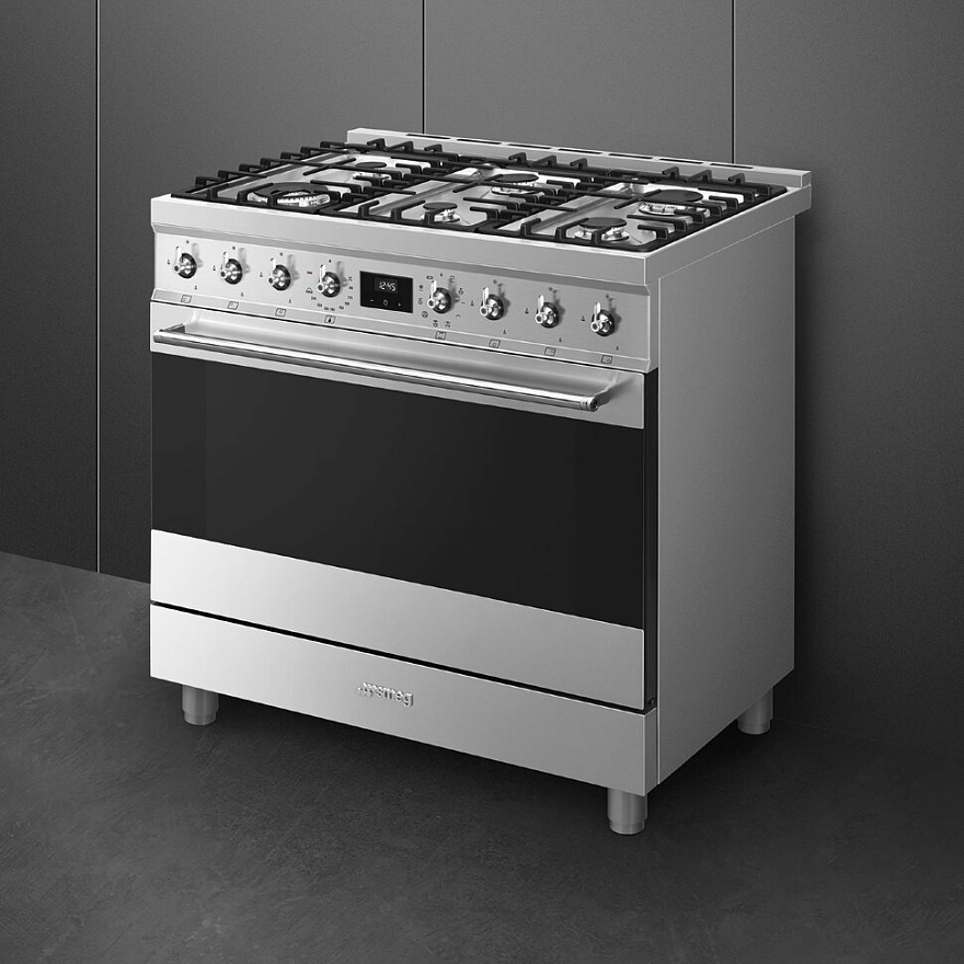 Купить Комбинированная плита Smeg C9GMX2 — Фото 3