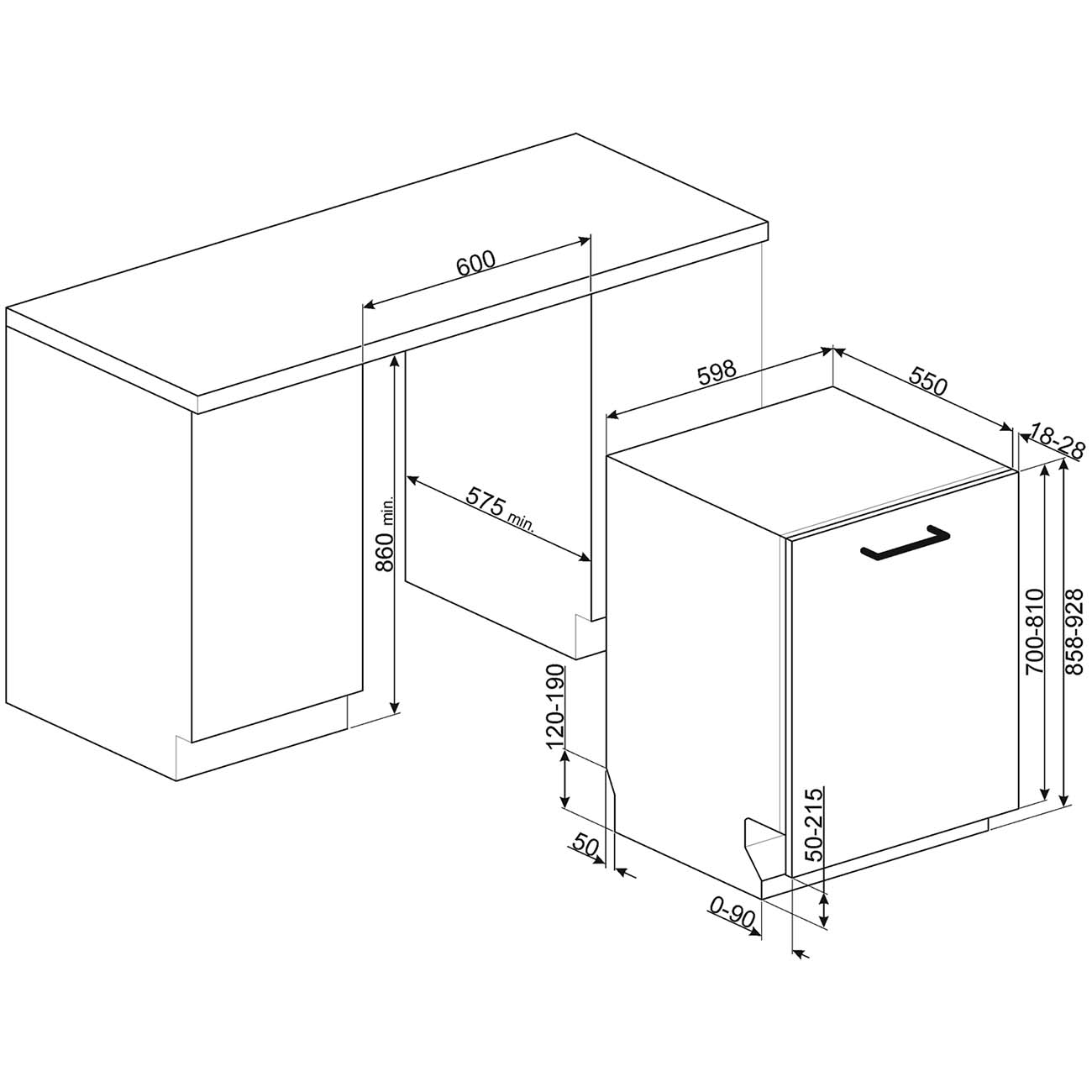 Купить Встраиваемая посудомоечная машина Smeg STL323BL — Фото 4