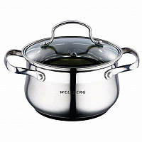WELLBERG 02174 WB Кастрюля 2,1л, нжс, 5-ти слойное индукционное дно