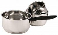 BAUMALU 340953 Набор 4 кастрюли с одной съемной рукояткой, диаметр от 14 до 20, нерж. сталь