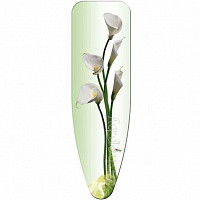 GIMI Чехол для гладильной доски Gimi I love S 120х43 см Каллы