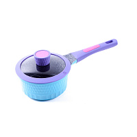 ENDEVER Ковш с крышкой Aquarelle-161 blue, литой алюминий