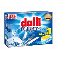 DALLI Таблетки для ПММ Brilliance 40шт All in 1