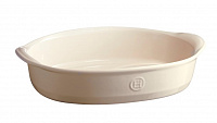 EMILE HENRY Форма для запекания овальная 34,5 см (цвет: крем)