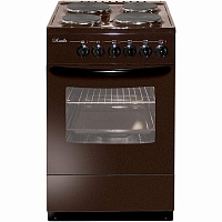 Электрическая плита Лысьва ЭП 411 М2С коричневый Без крышки