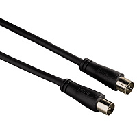 Hama 00122408 антенный Coax(m-f) 90дБ двойное экранирование 1.5м черный