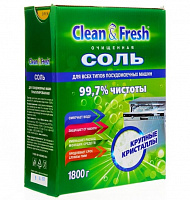 Clean&Fresh Соль гранулированная для ПММ 1.8 кг