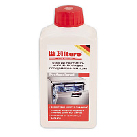FILTERO Жидкий очиститель жира и накипи для ПММ, 250 мл, арт. 705
