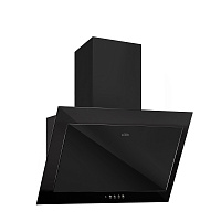 Наклонная вытяжка ELIKOR Коралл 60П-430-К3Д черный/черн.стекло