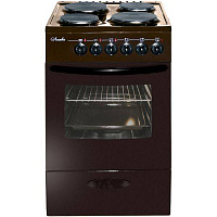 Электрическая плита Лысьва ЭП 403 коричневая, без крышки